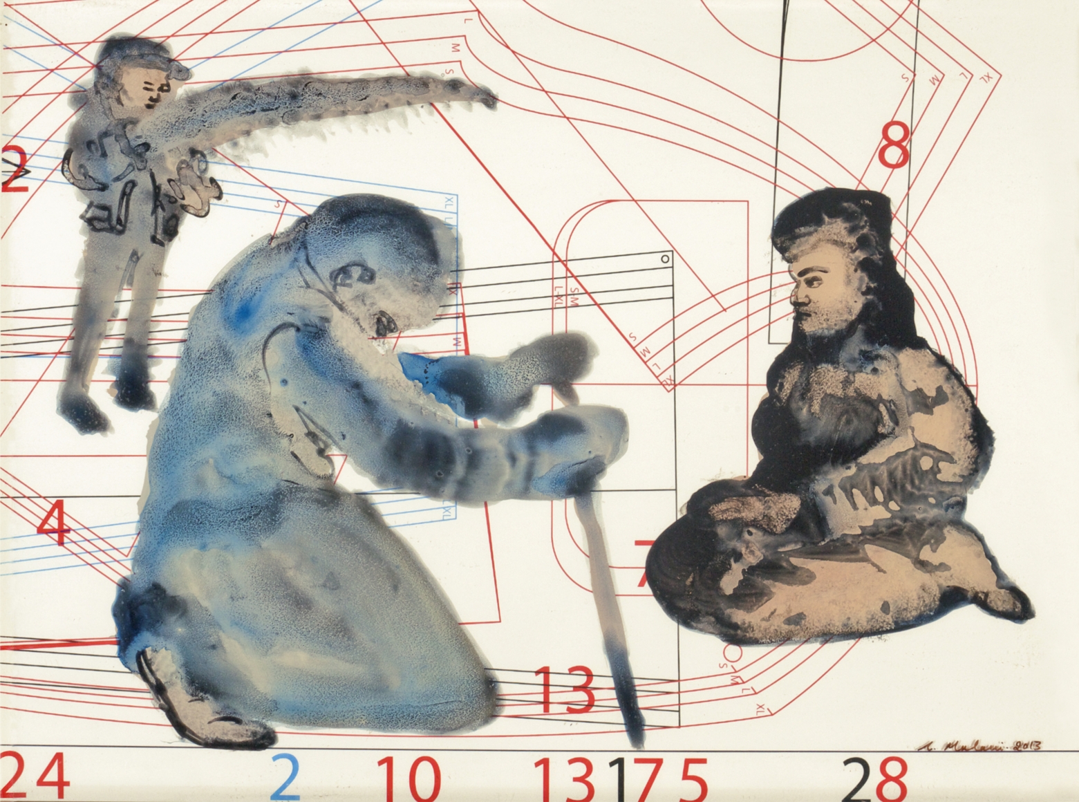 In Search of Vanished Blood Nalini Malani Exhibitions Galerie