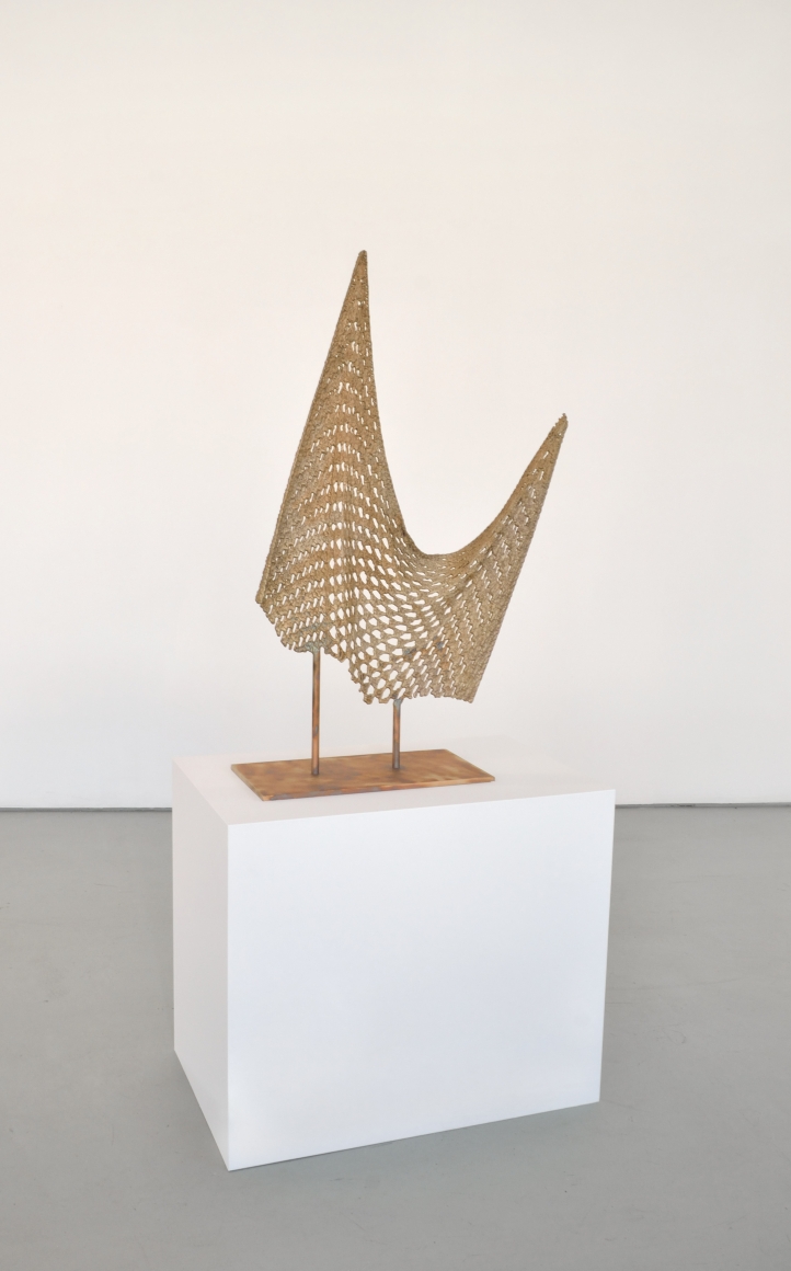 Installation View Exhibition of Paintings and Bronze Casts by Michelle Grabner of Wisconsin