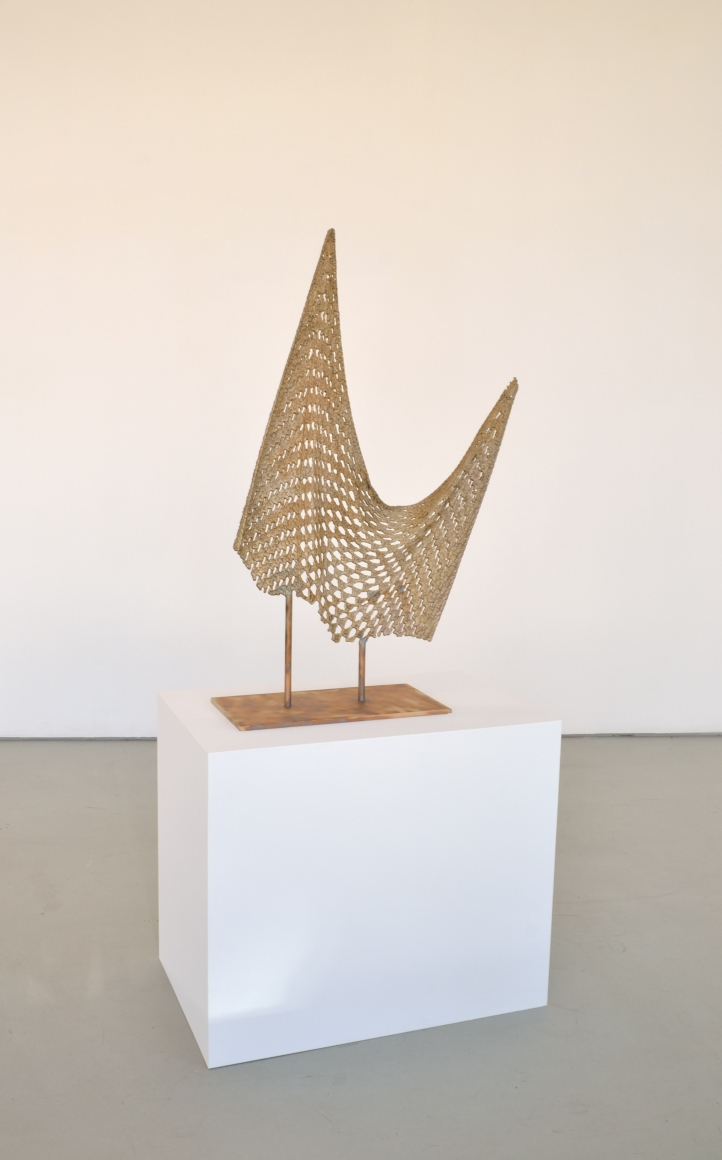 Installation View Exhibition of Paintings and Bronze Casts by Michelle Grabner of Wisconsin