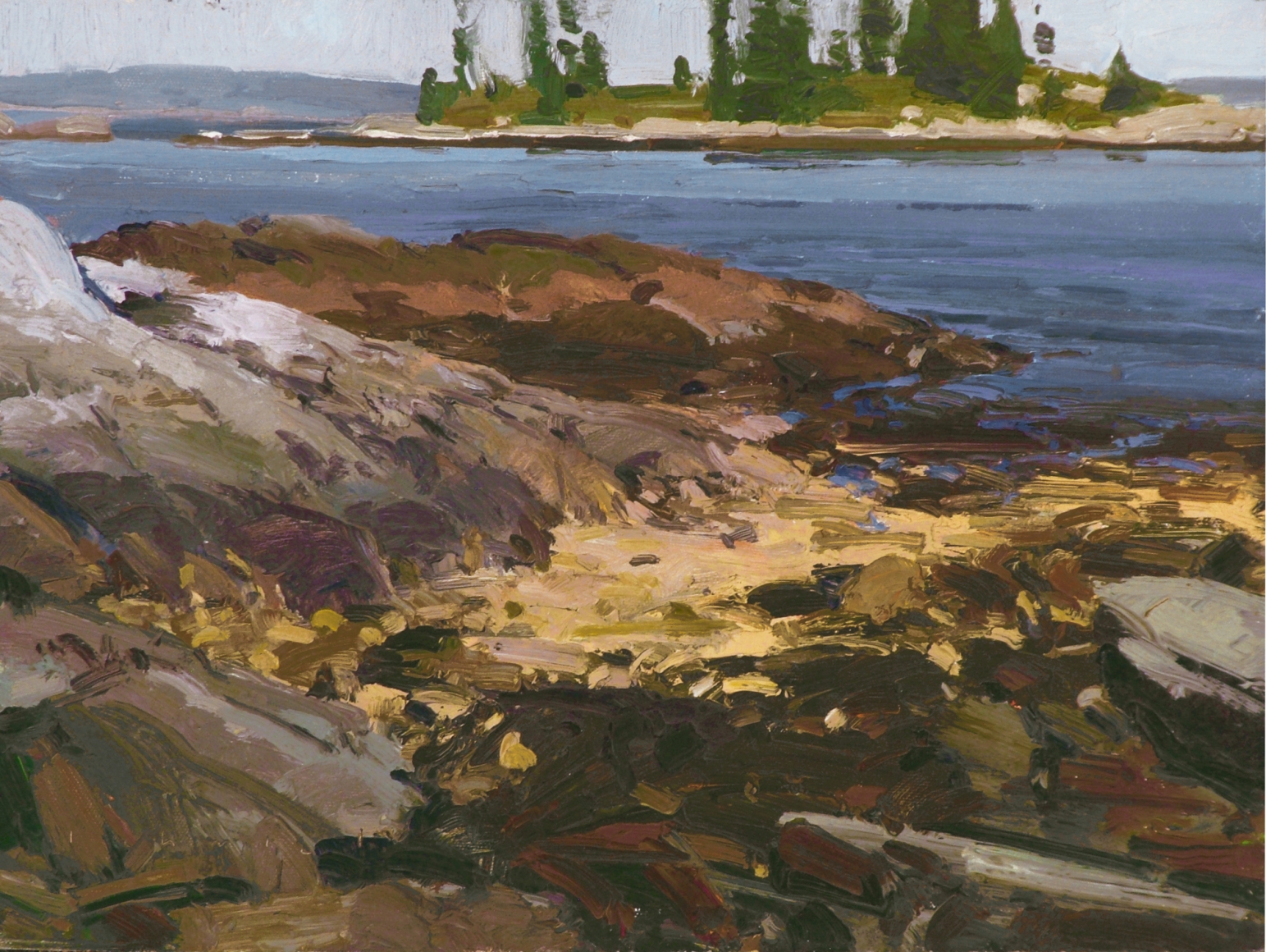 CHMIEL LOBSTER SEASON CHRISTMAS COVE OIL MAINE
