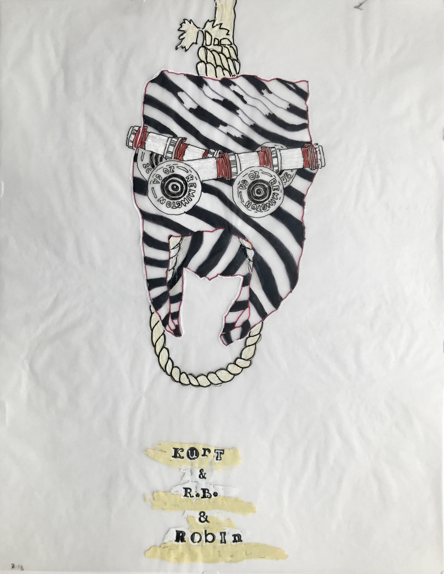 conversational tools, vanishing acts, DG Krueger, drawings, Bruno, R.B. Kitaj, Robin Williams