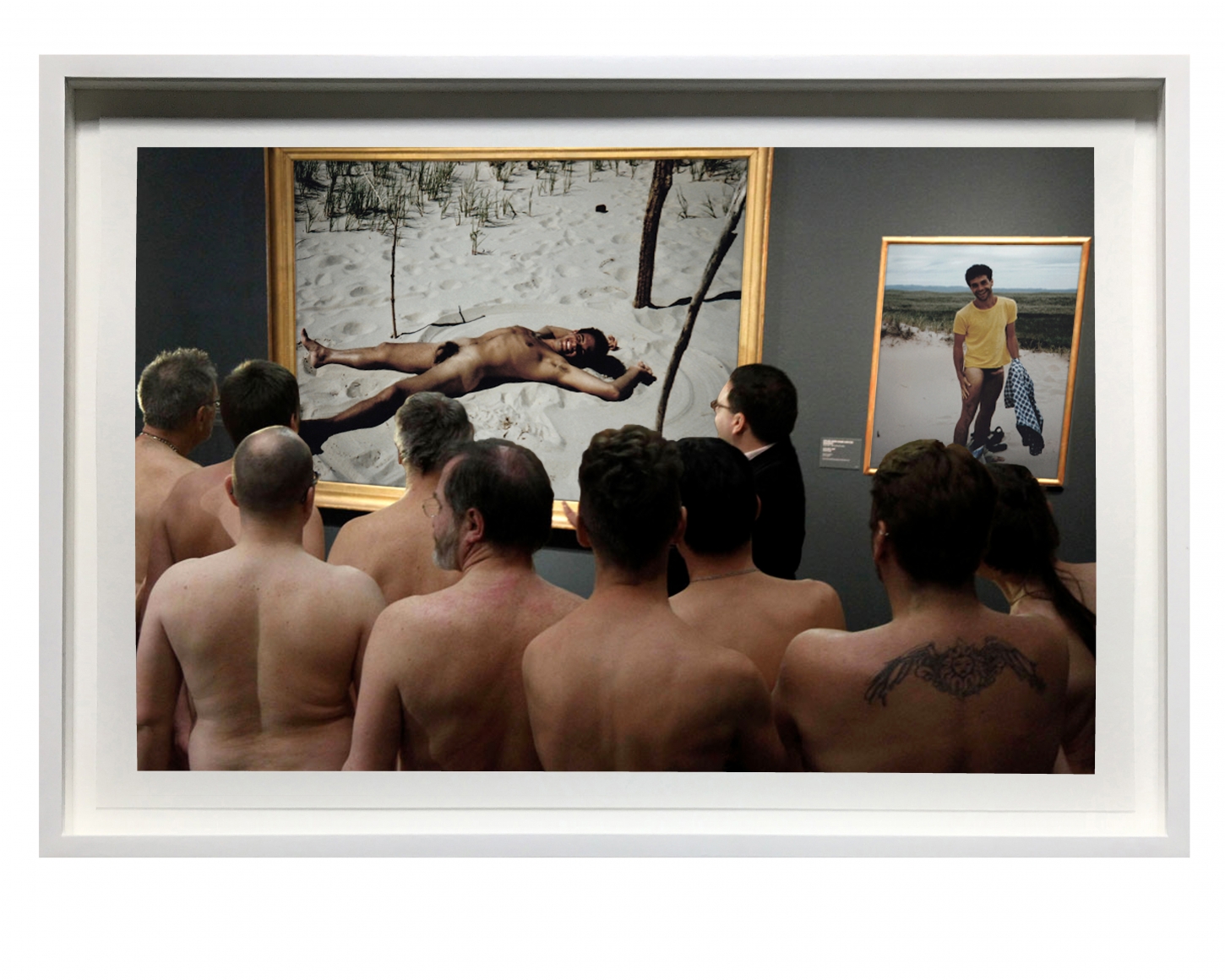 les dunes de la Madeleine, 2014, DG Krueger, digital collage, pigment print, editions, private collection