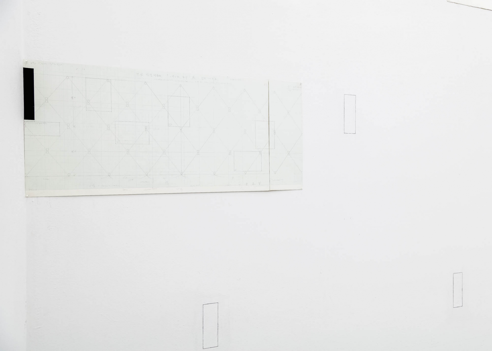 Installation view of Kim Yong-Ik: Speaking of Latter Genesis, 2019. Image by Jeremy Haik.