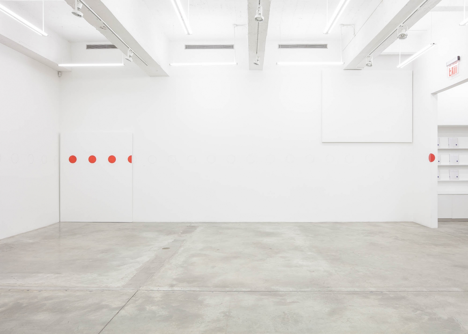 Installation view of Kim Yong-Ik: Speaking of Latter Genesis, 2019. Image by Jeremy Haik.