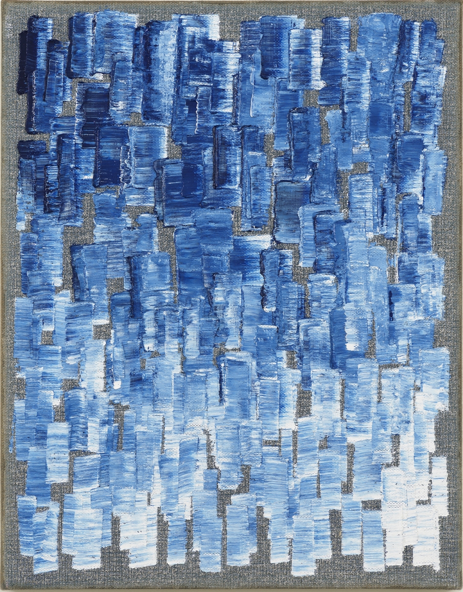 Ha Chong-Hyun (b. 1935) Conjunction 20-53, 2020 Oil on hemp cloth 46.06 x 35.83 inches 117 x 91 cm