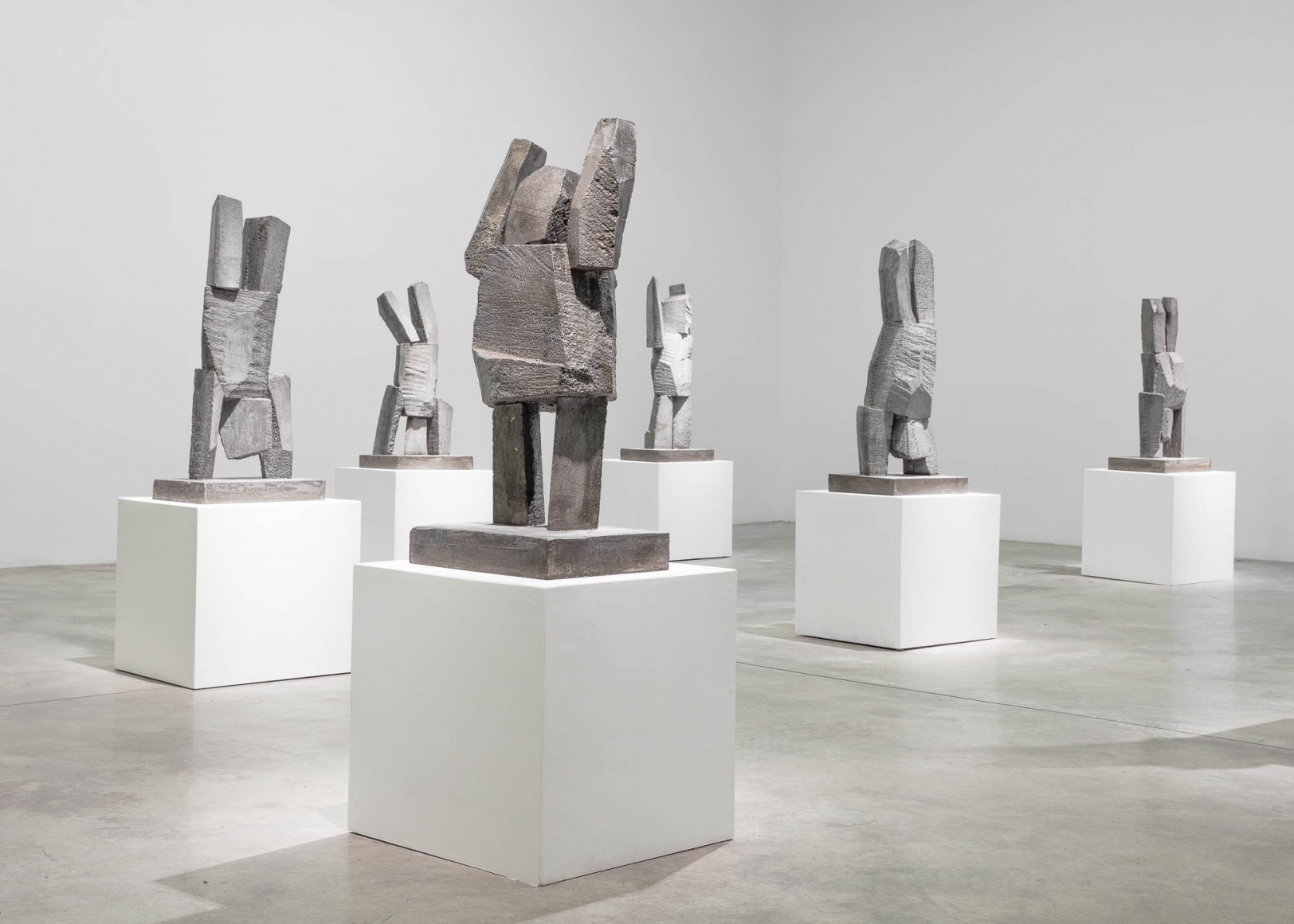Installation view of Dwarf, Dust, Doubt by Gimhongsok. Image by Jeremy Haik.