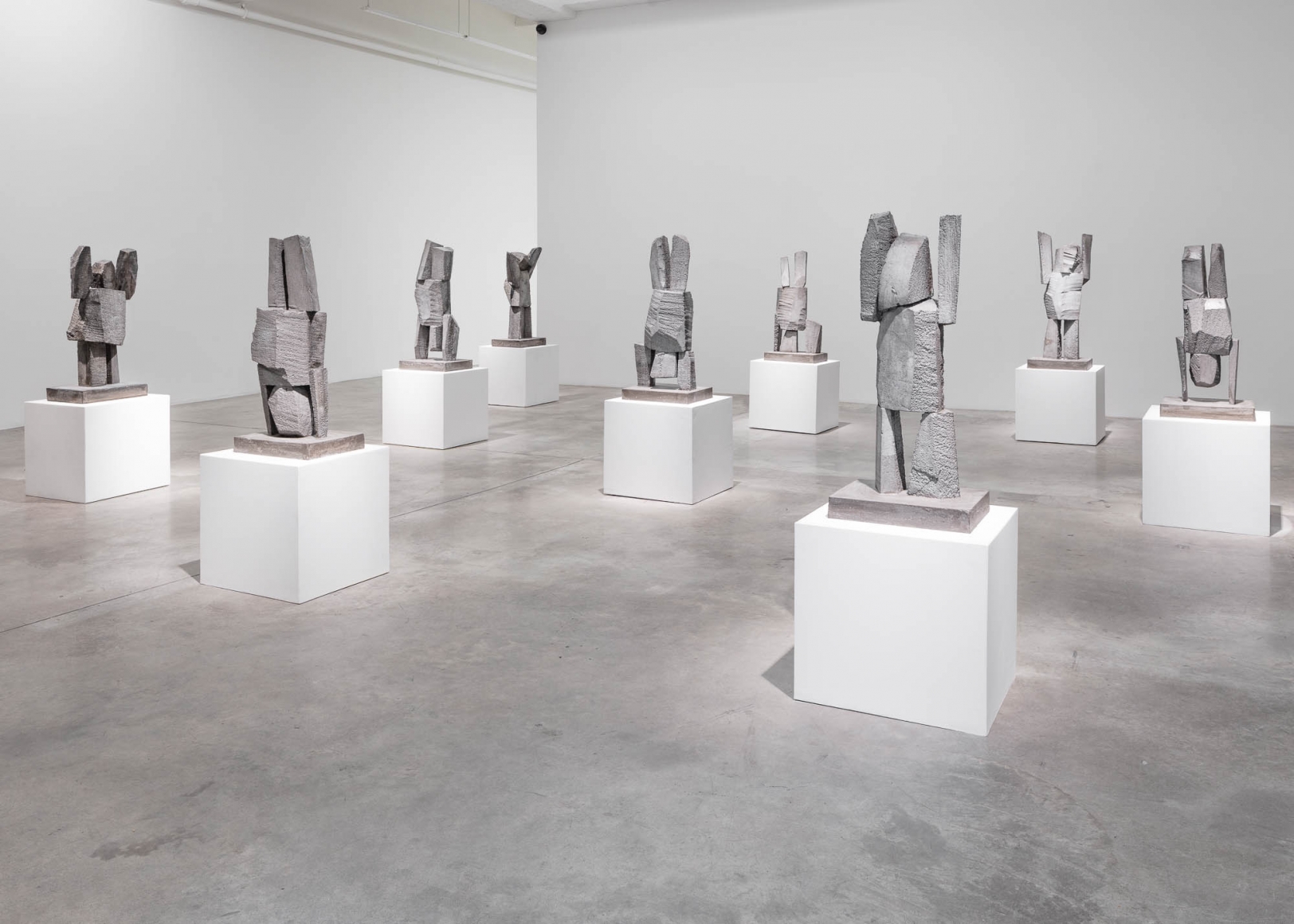 Installation view of Dwarf, Dust, Doubt by Gimhongsok. Image by Jeremy Haik.