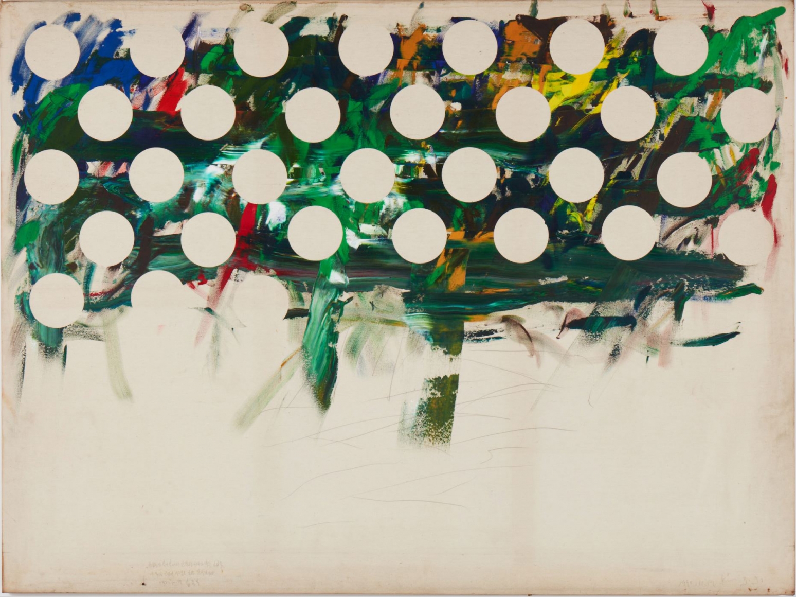 Kim Yong-Ik (b. 1947) Untitled, 1990-2012 Acrylic on canvas
