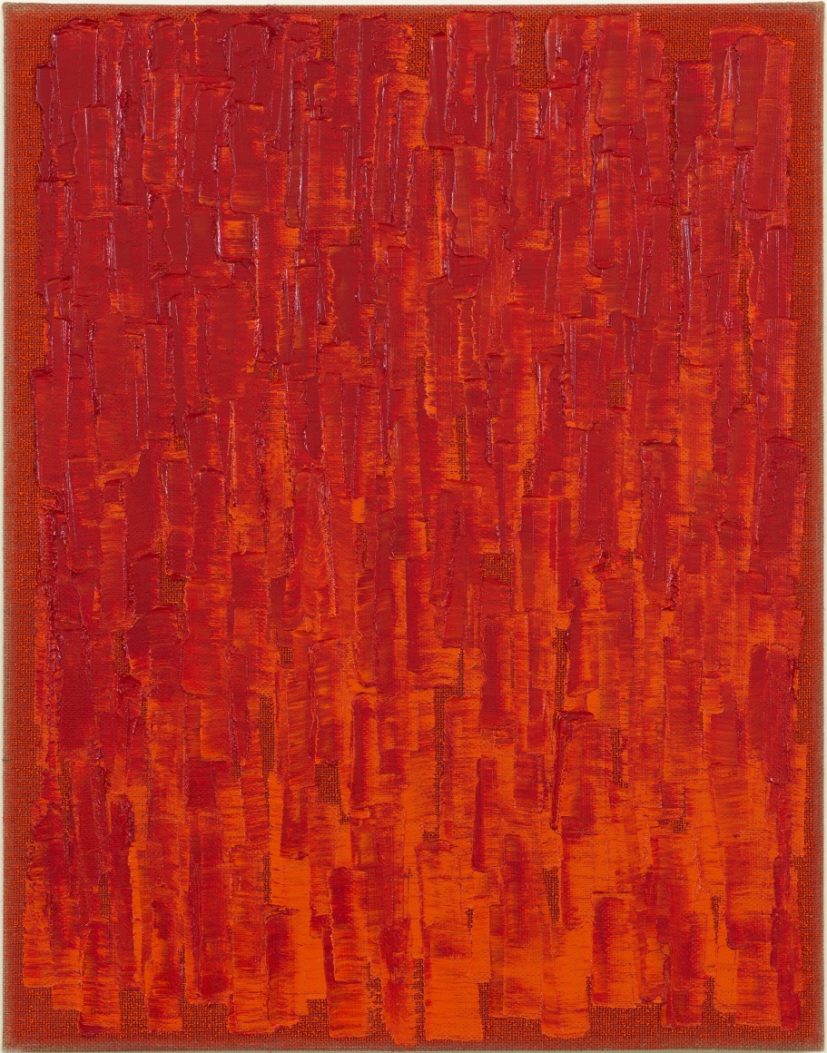 Ha Chong-Hyun (b. 1935) Conjunction 20-38, 2020 Oil on hemp cloth 46.06 x 35.83 inches 117 x 91 cm