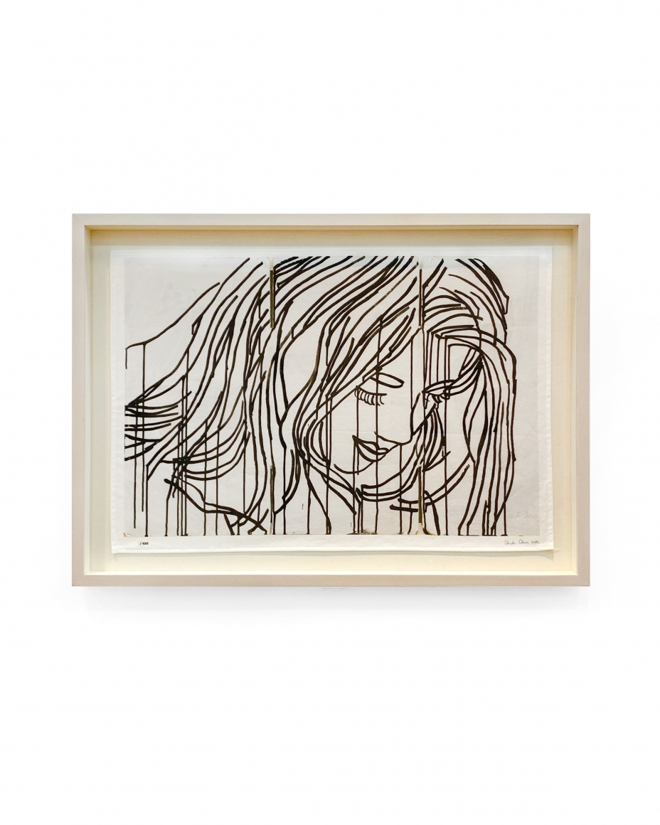Ghada Amer, Untitled (based on Study for the Red Portrait, 2017), 2020 Limited edition artist print on high-quality cotton 50 × 70 cm Edition of 100