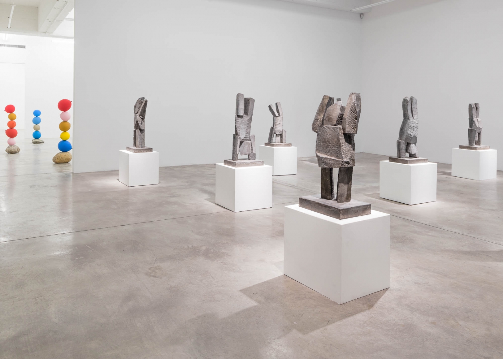 Installation view of Dwarf, Dust, Doubt by Gimhongsok. Image by Jeremy Haik.
