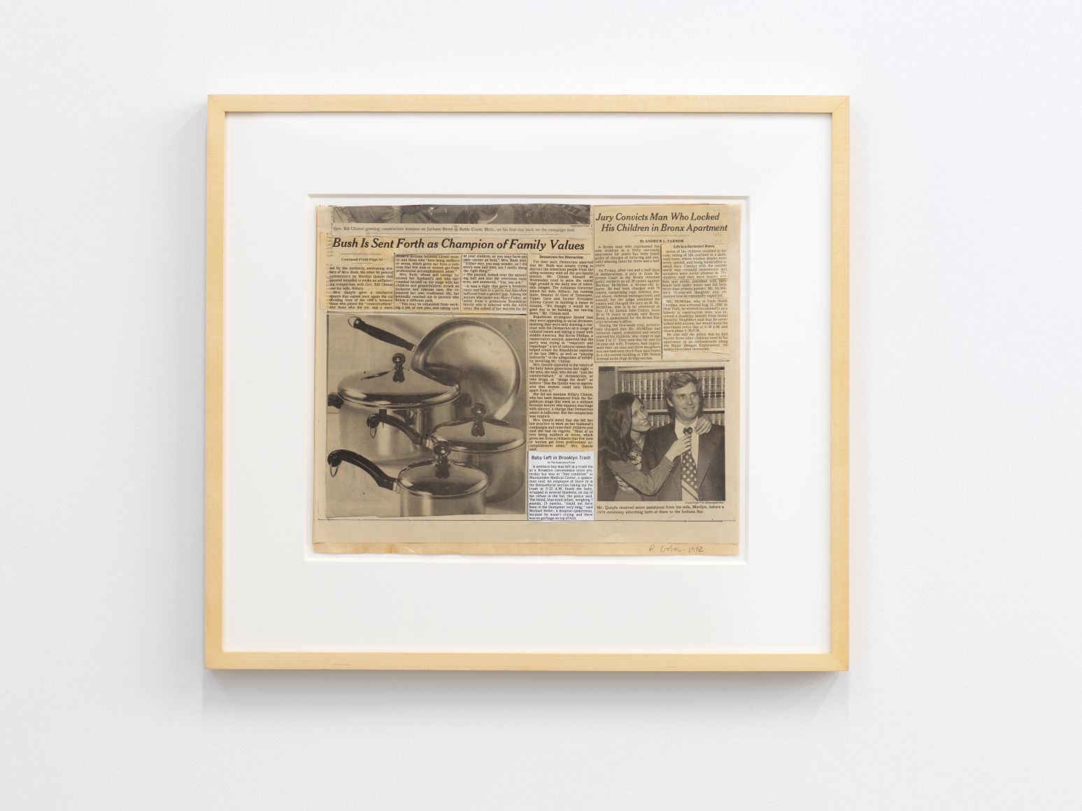 Robert Gober Untitled, 1992