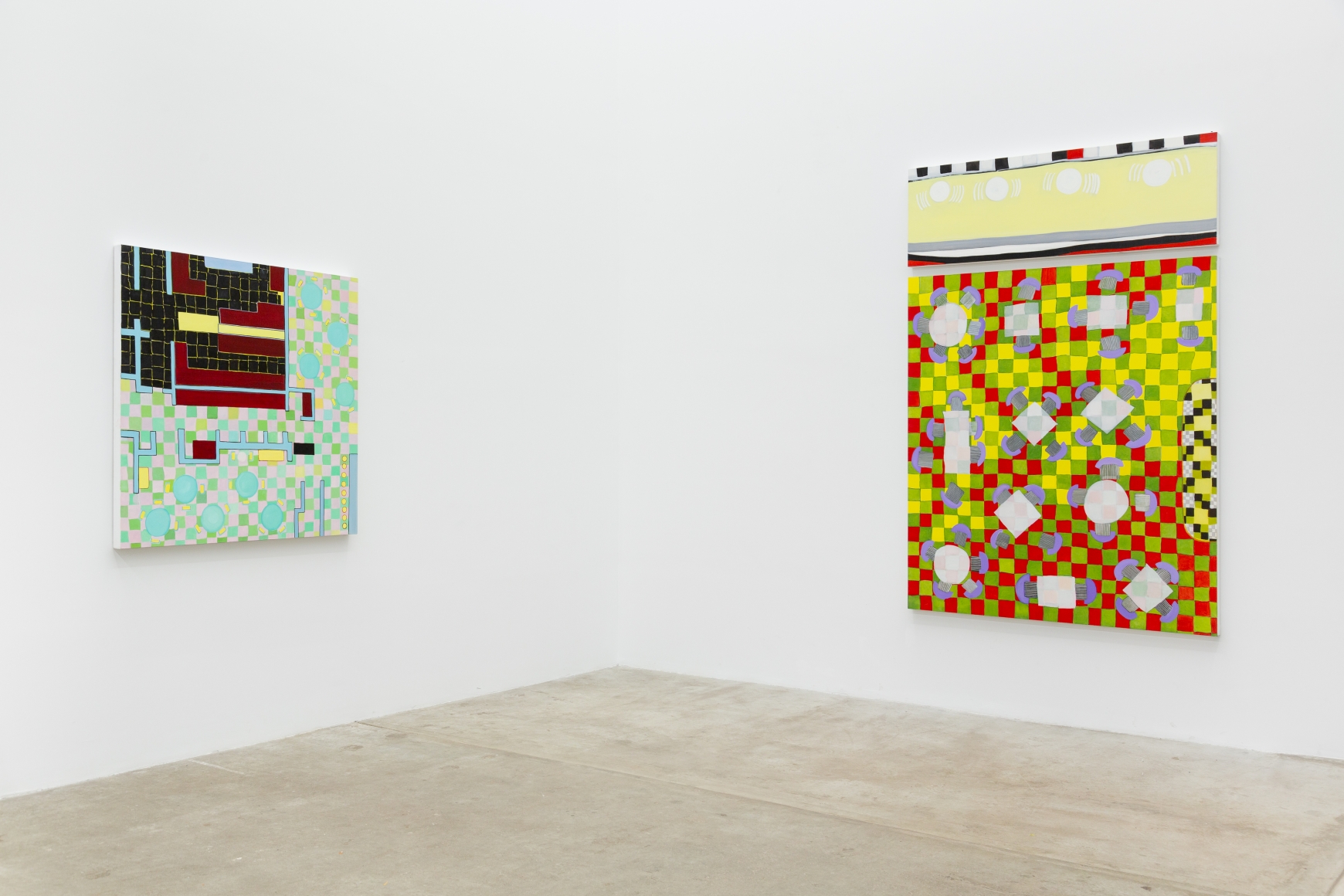 Kim Dingle, Restaurant Mandalas, September 8 - October 17, Andrew Kreps Gallery, New York