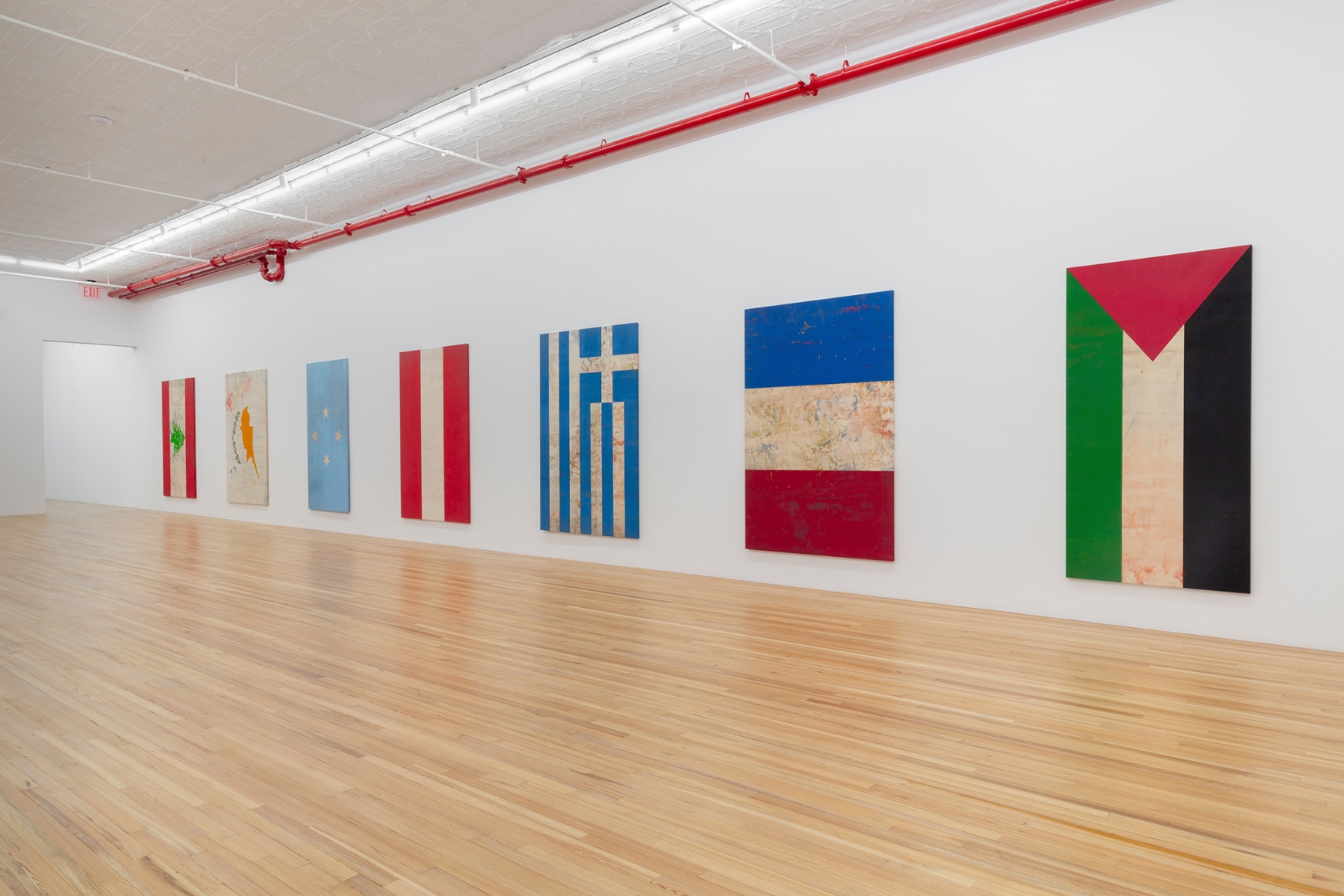 Fredrik Værslev, World Paintings, November 13 - December 19, Andrew Kreps Gallery, New York