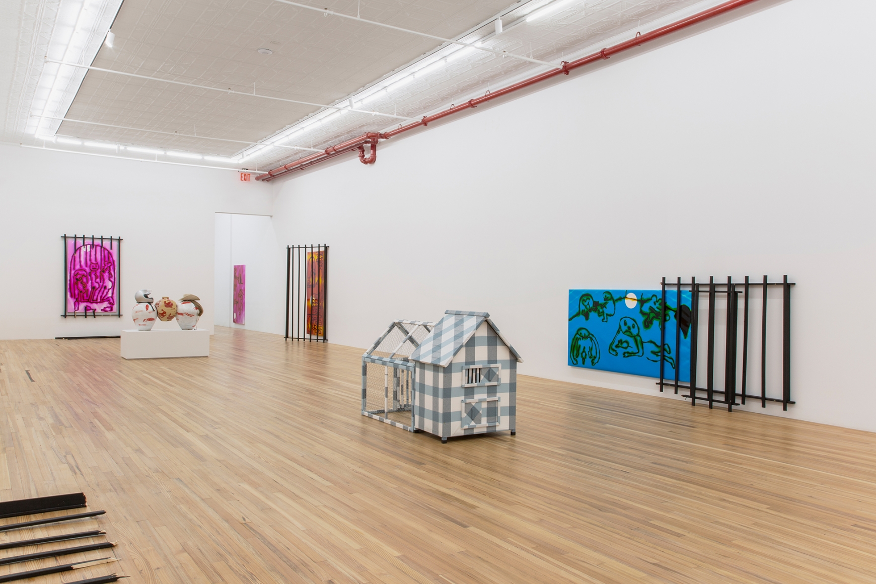 Exhibition View, Hadi Fallahpisheh, BLOW-UPS, Andrew Kreps Gallery, New York