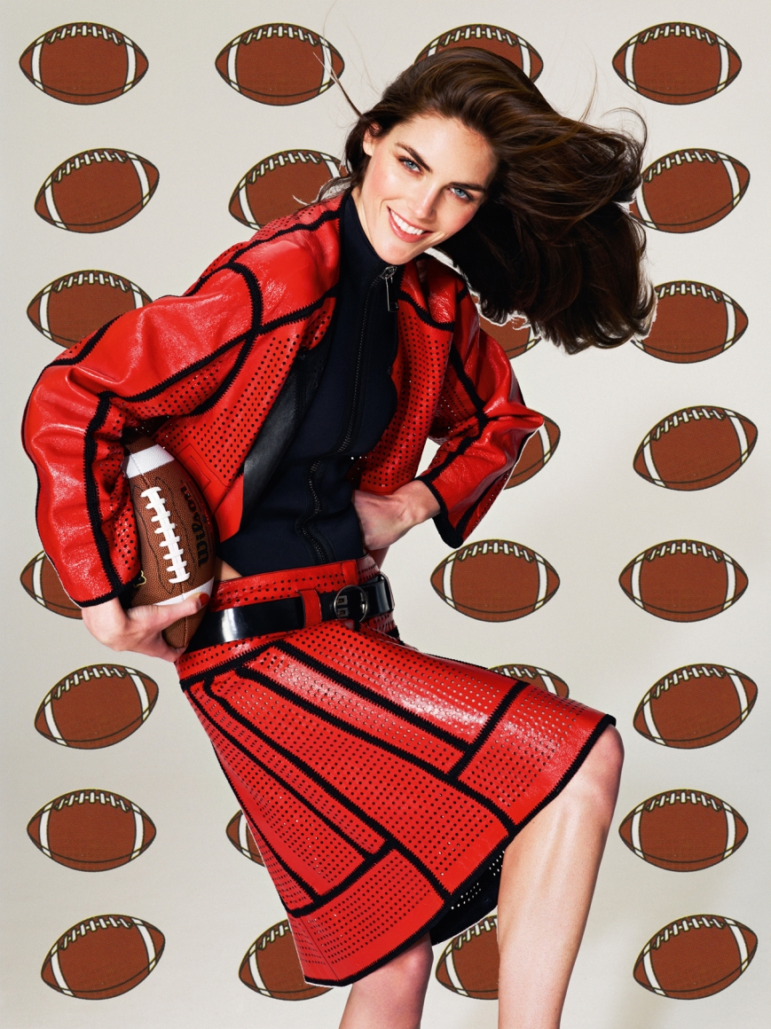 Roe Ethridge Hilary with Footballs, 2013