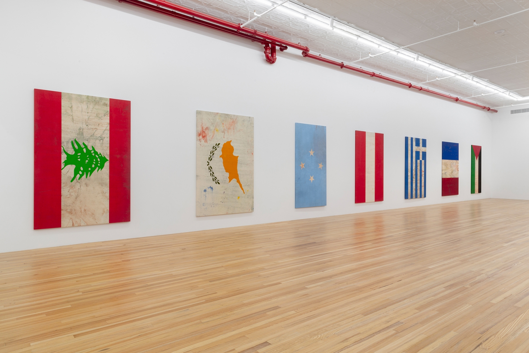 Fredrik Værslev, World Paintings, November 13 - December 19, Andrew Kreps Gallery, New York