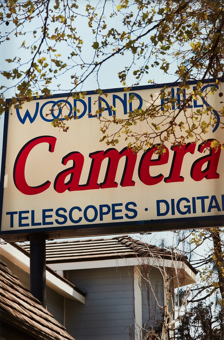 Roe Ethridge Camera Store Sign, 2017
