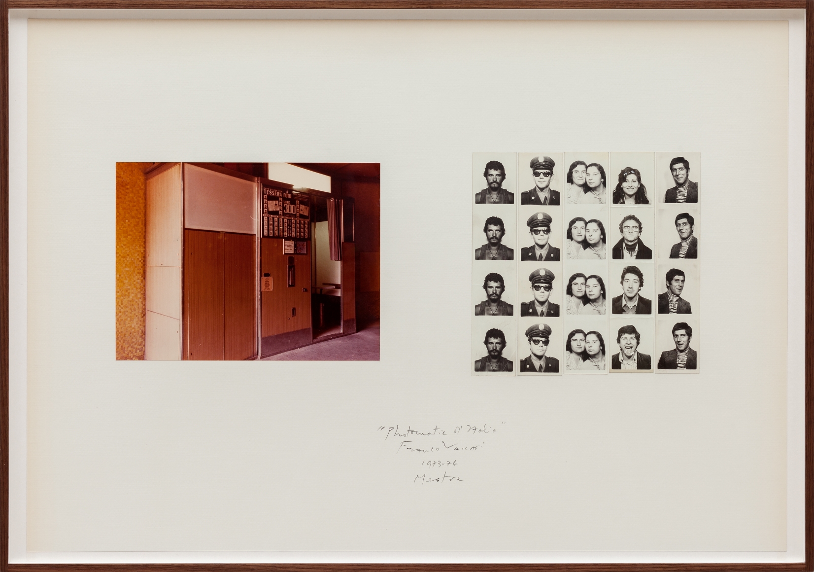 Franco Vaccari Photomatic d'Italia (Mestre), 1973-74