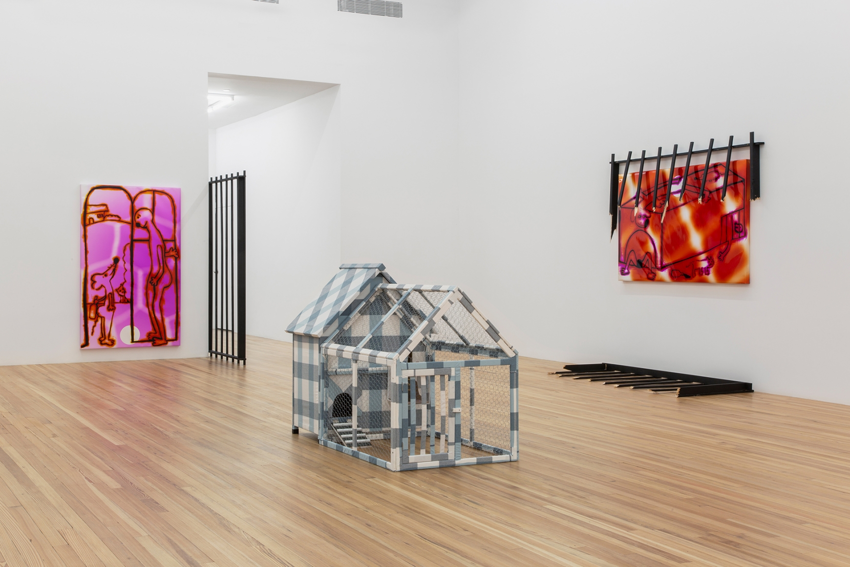 Exhibition View, Hadi Fallahpisheh, BLOW-UPS, Andrew Kreps Gallery, New York