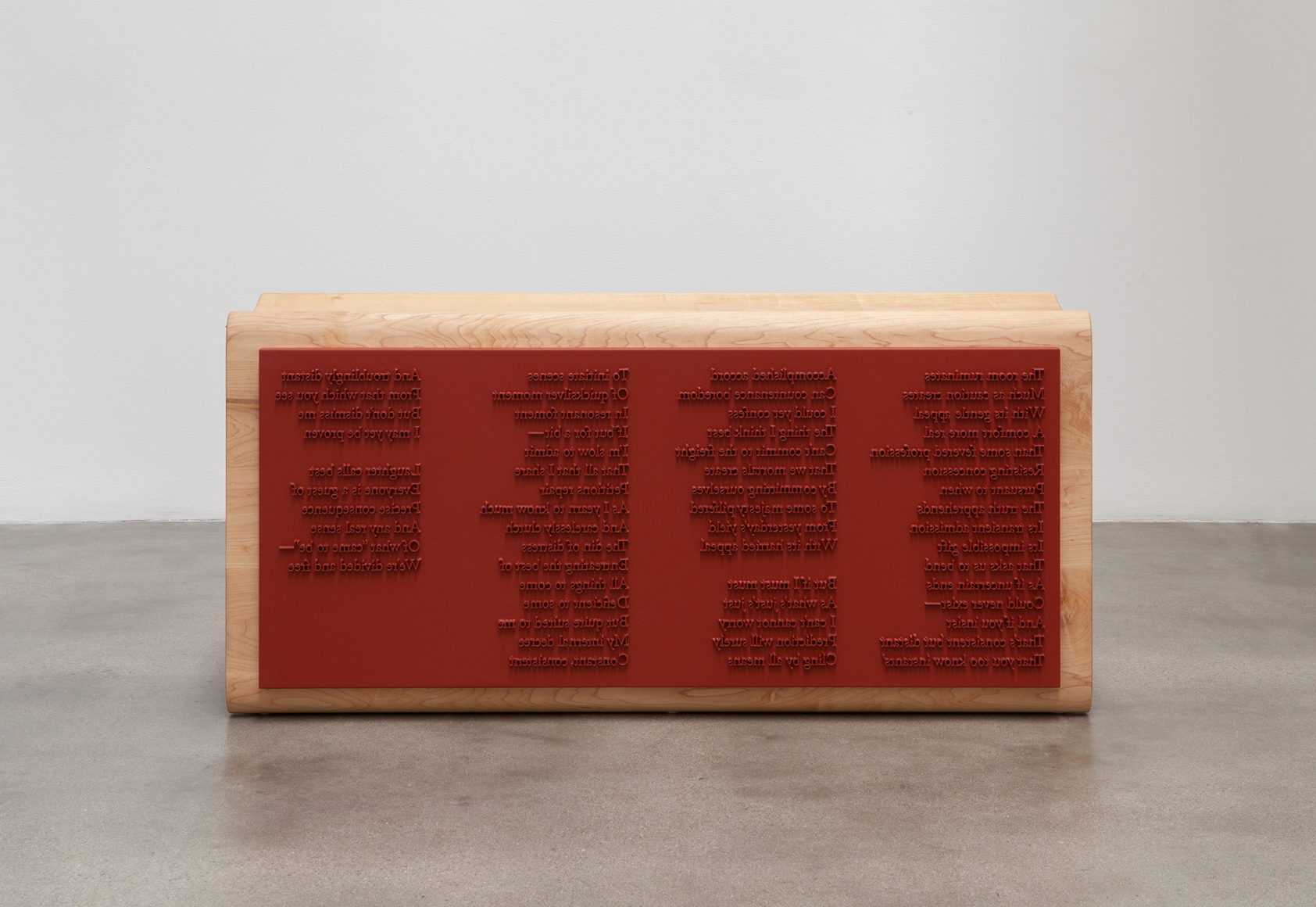 Darren Bader Unresolved Poem