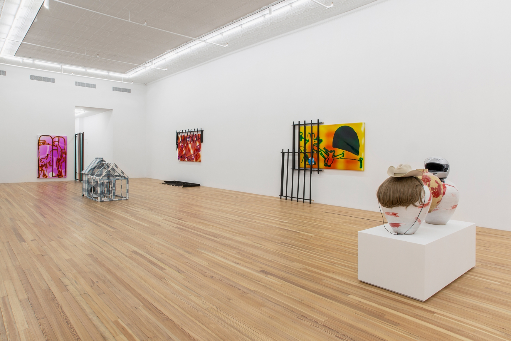 Exhibition View, Hadi Fallahpisheh, BLOW-UPS, Andrew Kreps Gallery, New York