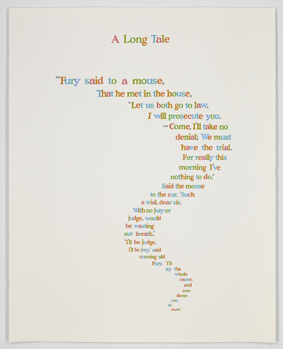 Ricci Albenda Just Cause (after Lewis Carroll), 2015