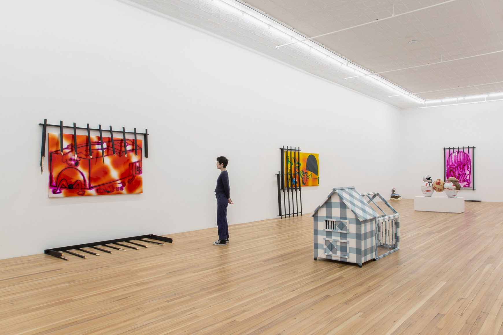 Exhibition View, Hadi Fallahpisheh, BLOW-UPS, Andrew Kreps Gallery, New York
