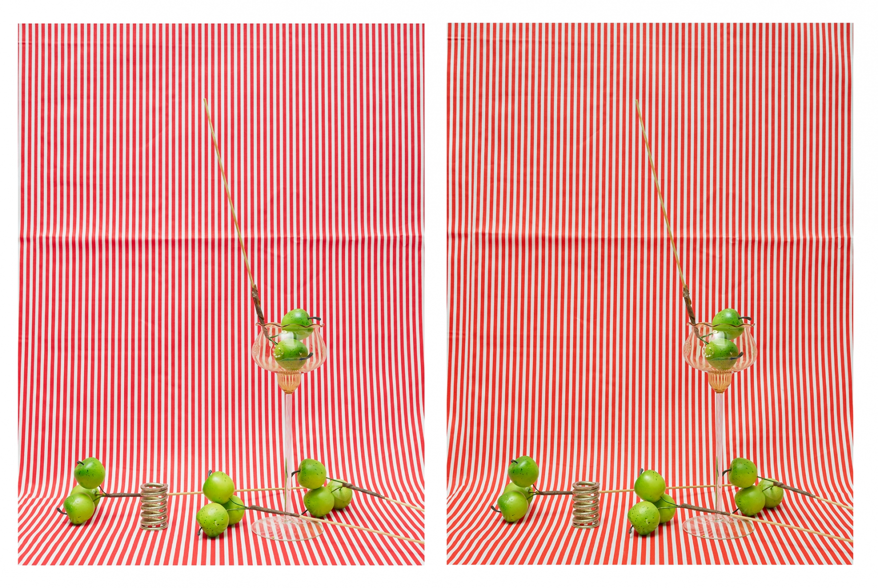 Annette Kelm Apples 1 and 2, 2018