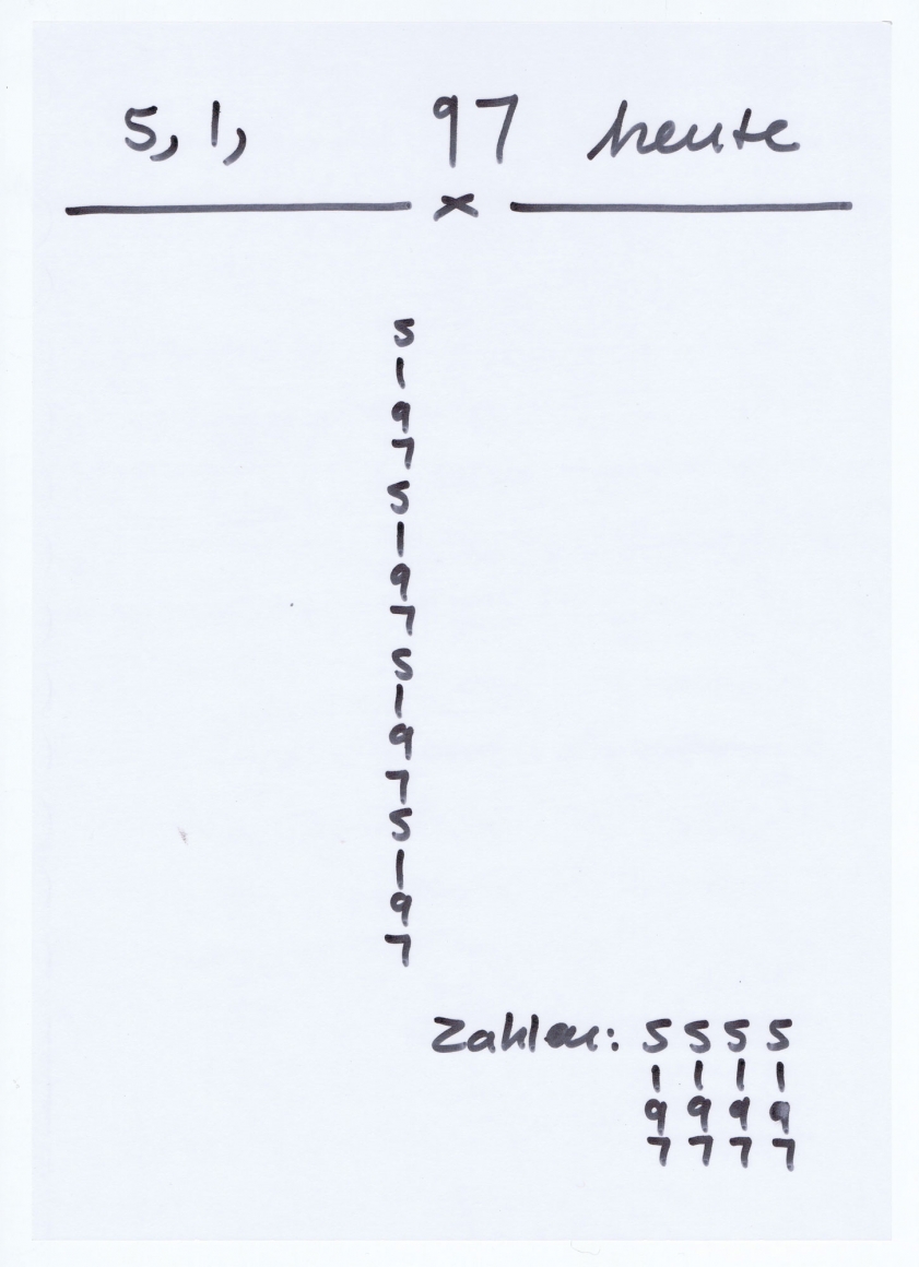 Hanne Darboven, Europa 97