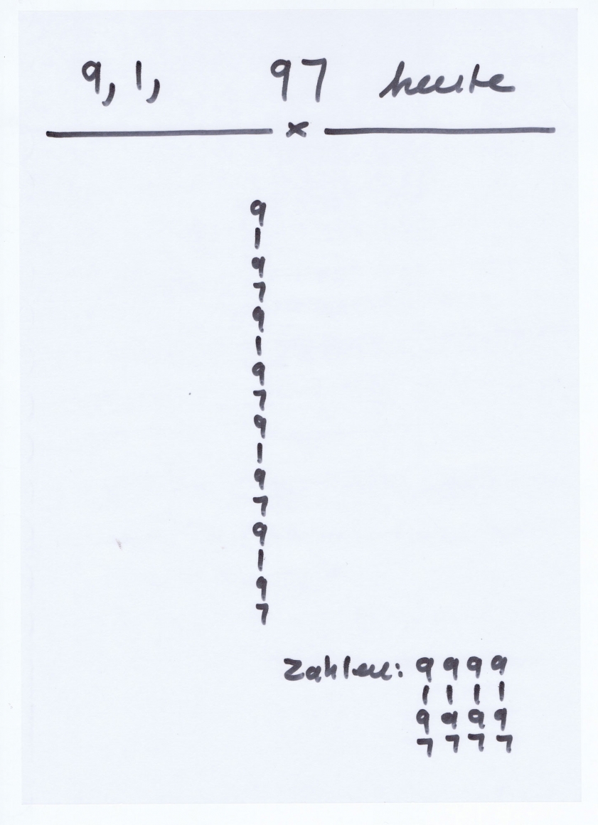 Hanne Darboven, Europa 97