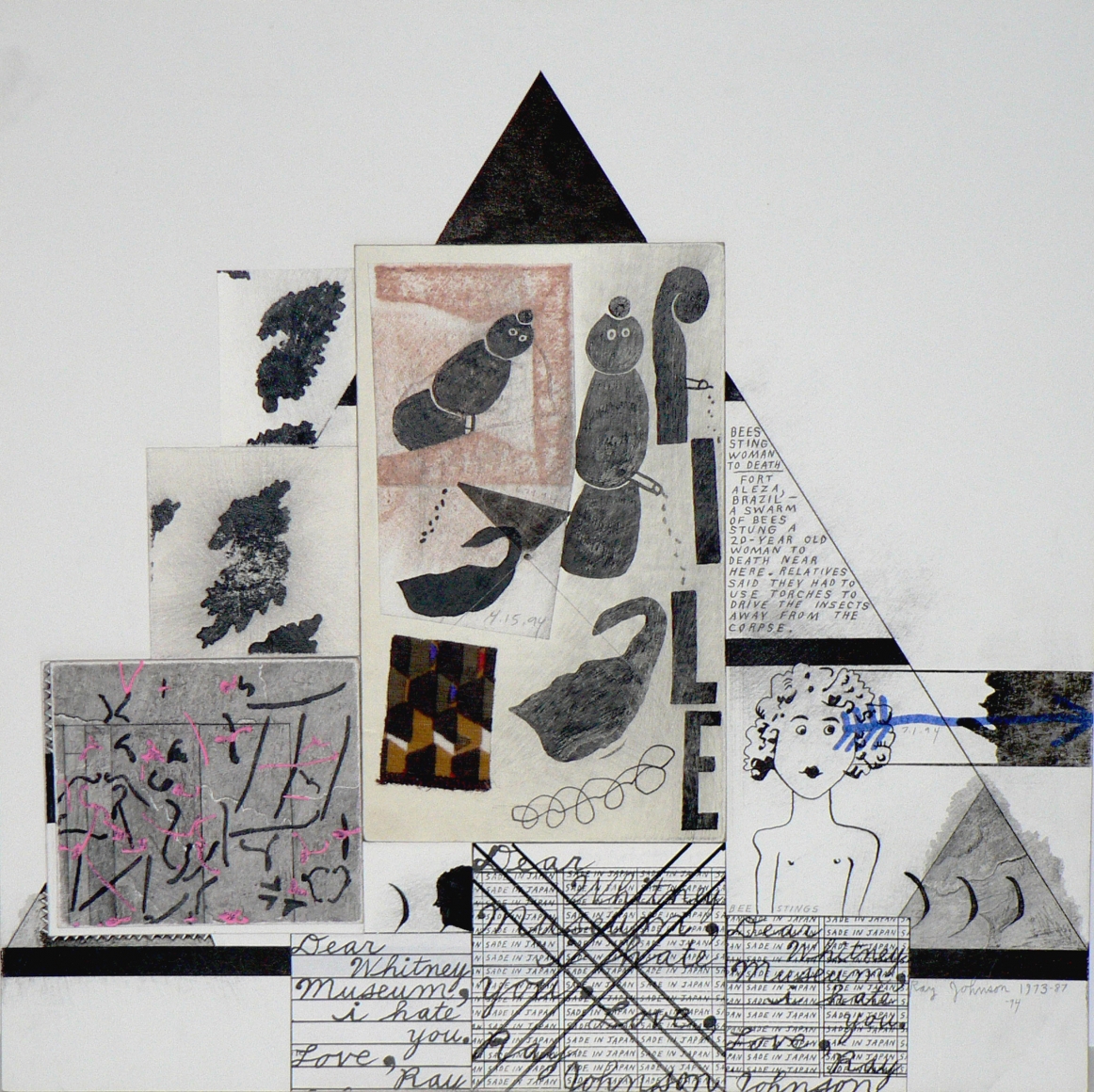 Ray Johnson, Bee Stings