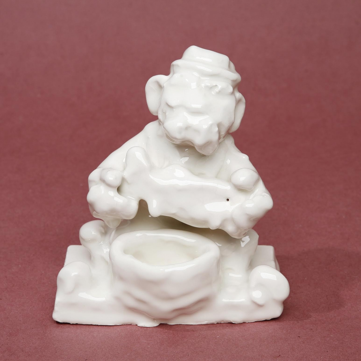 Jeffry Mitchell, Salt Cellar (Man With Fish), 2015
