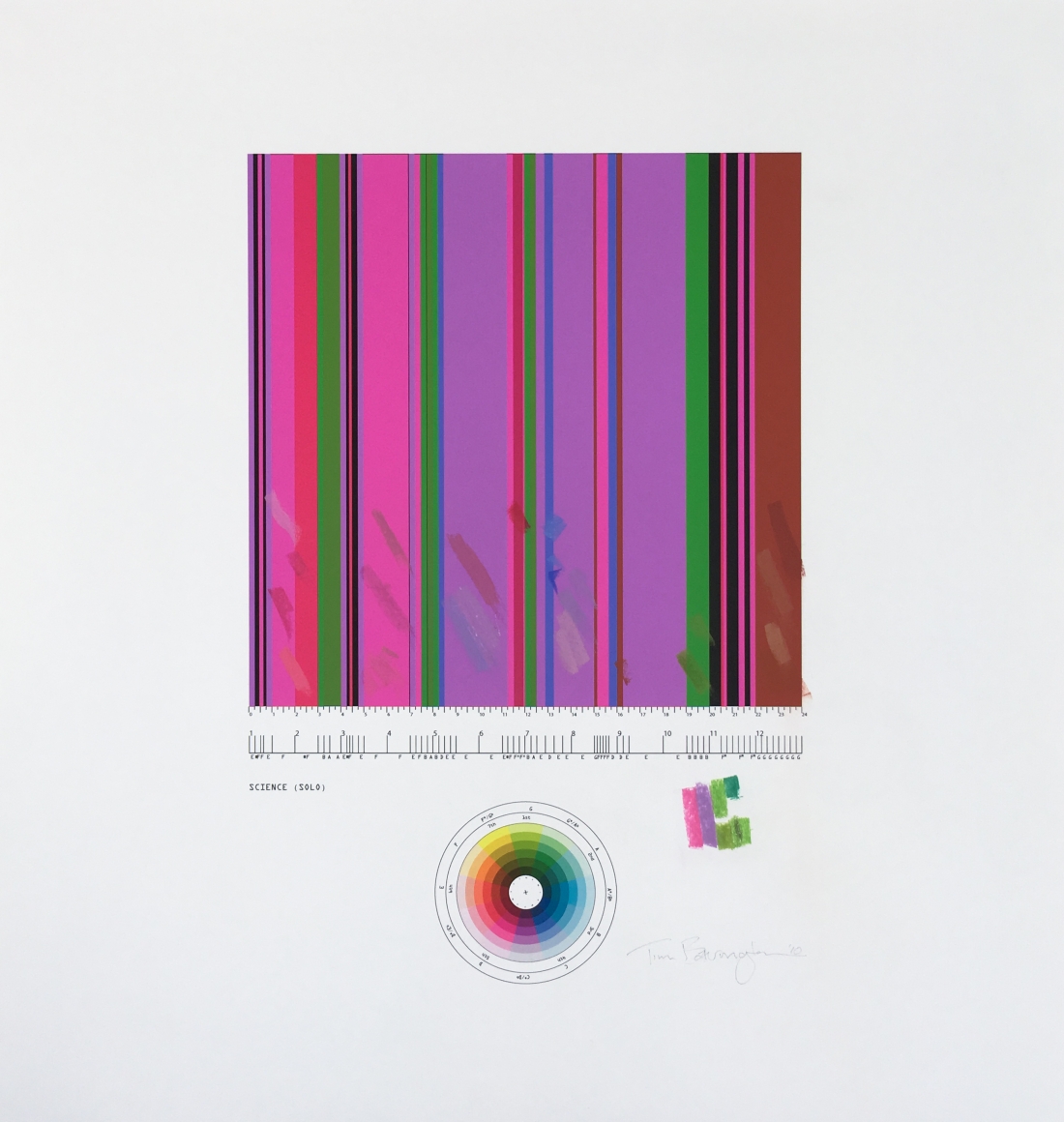 Tim Bavington, Study For "Science (Solo)", 2010