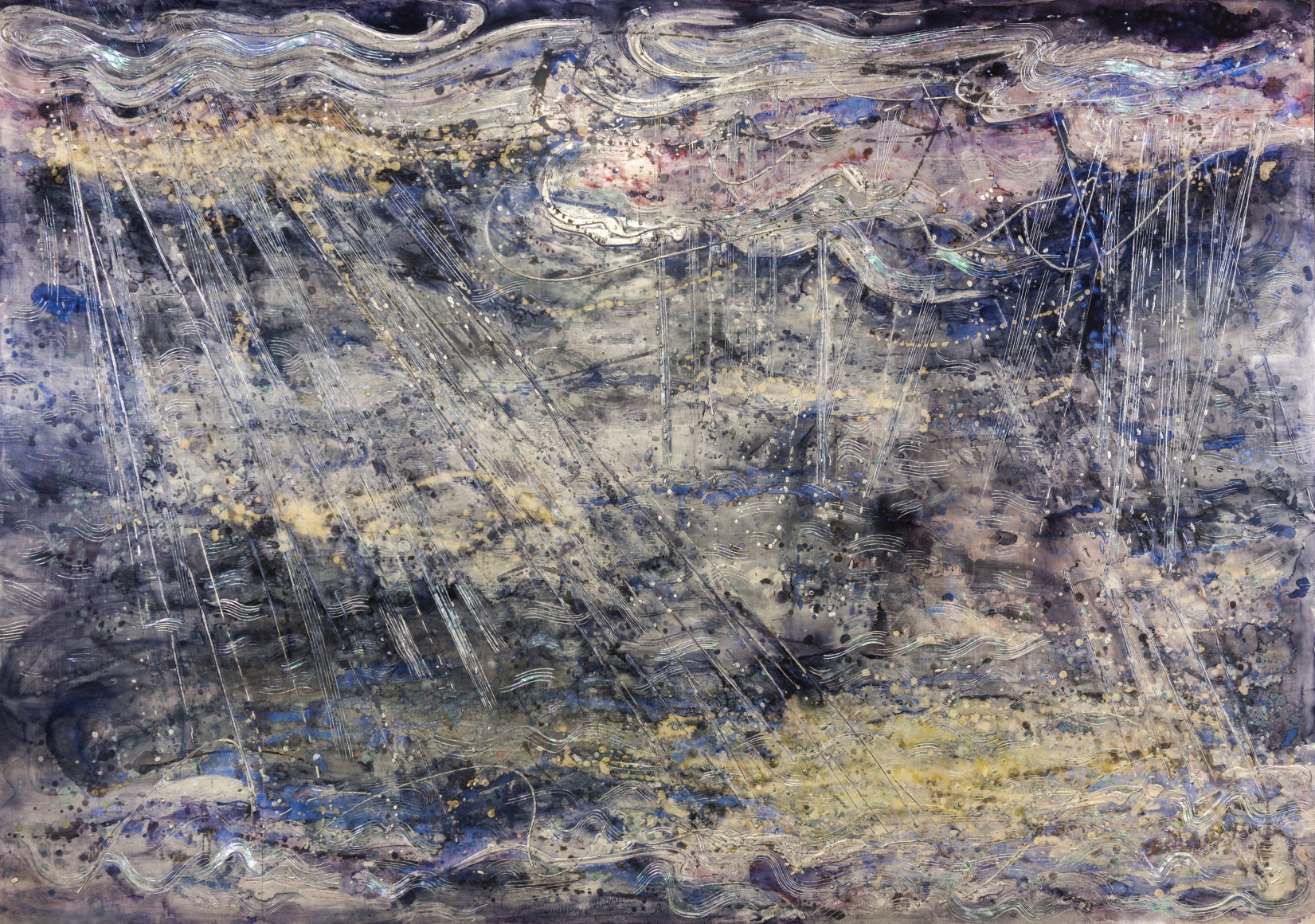 Nancy Lorenz, Silver Sea and Sky, 2017