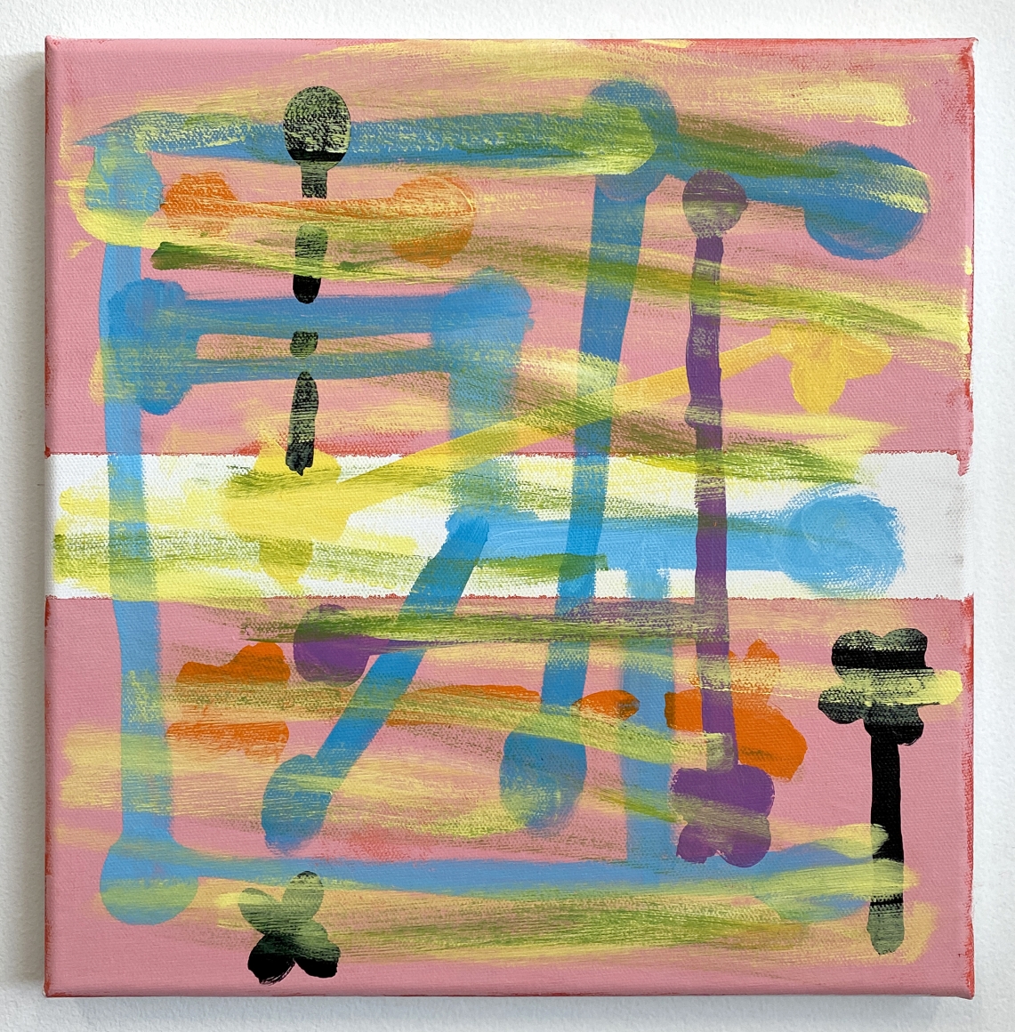 Pam Glick, Joined Yellow and Green, Niagra-USA-Canada, 2020