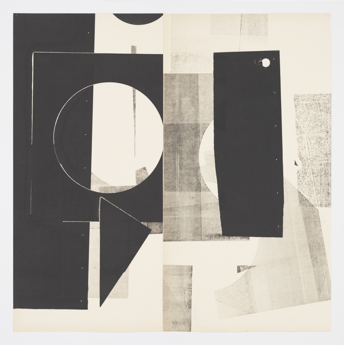 Austin Thomas, Stacked rectangular boxes with central interior nucleui, 2019