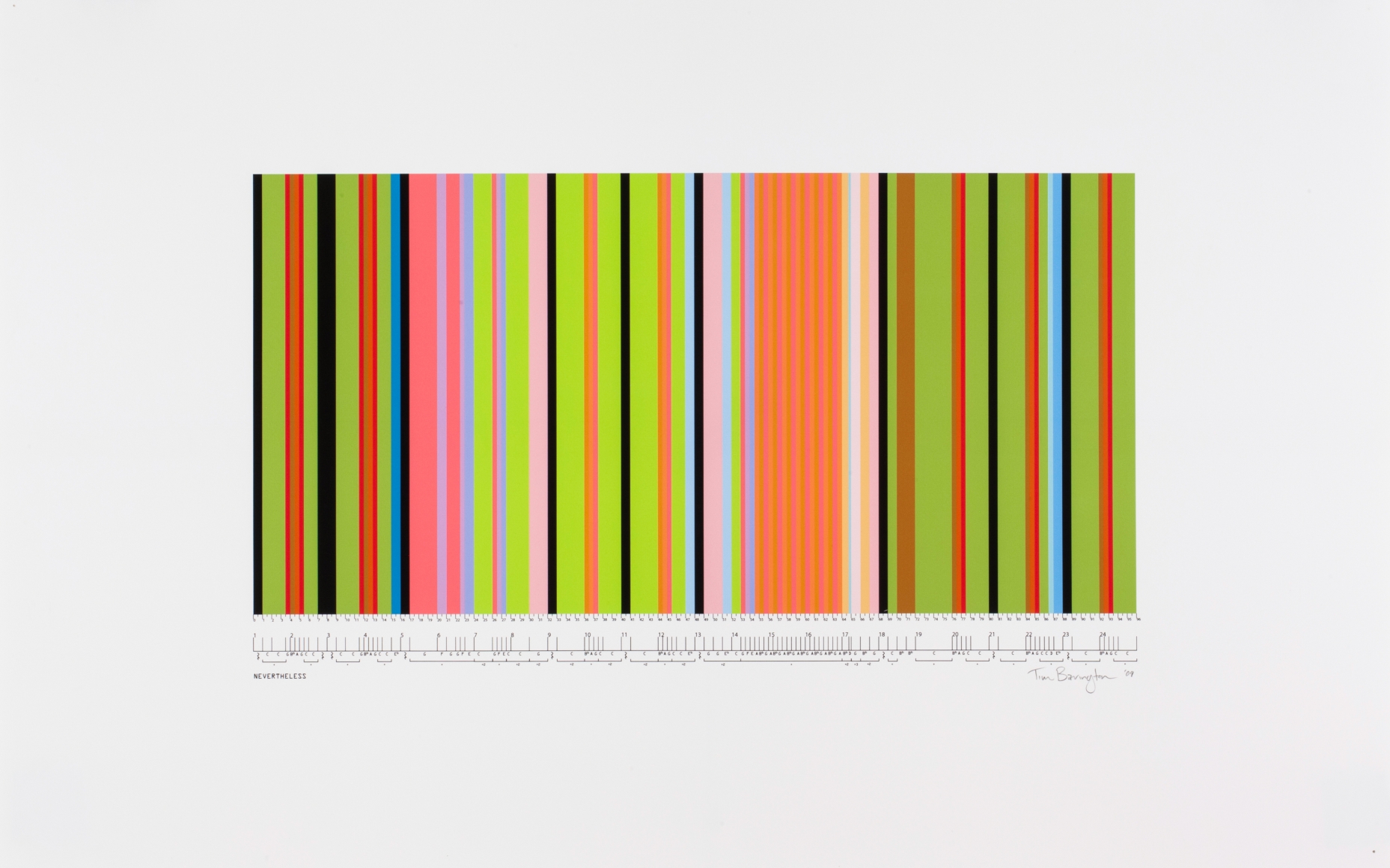 Tim Bavington, Study For "Nevertheless", 2009