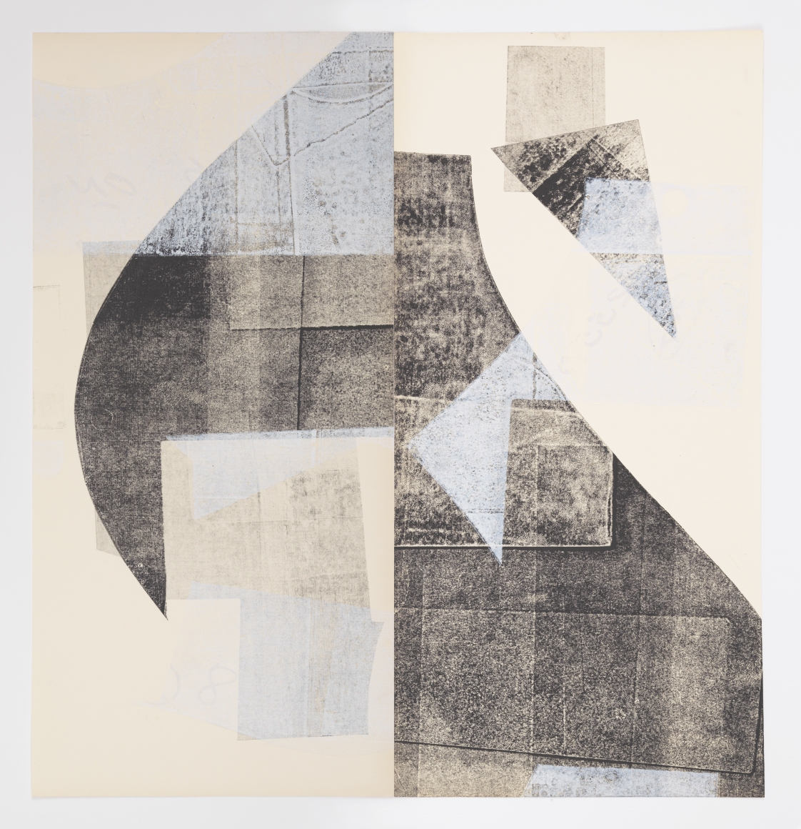 Austin Thomas, Wavy metal elements (Diptych), 2019