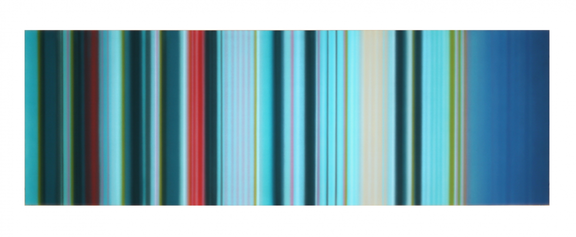 Tim Bavington, Aquamarine, 2017