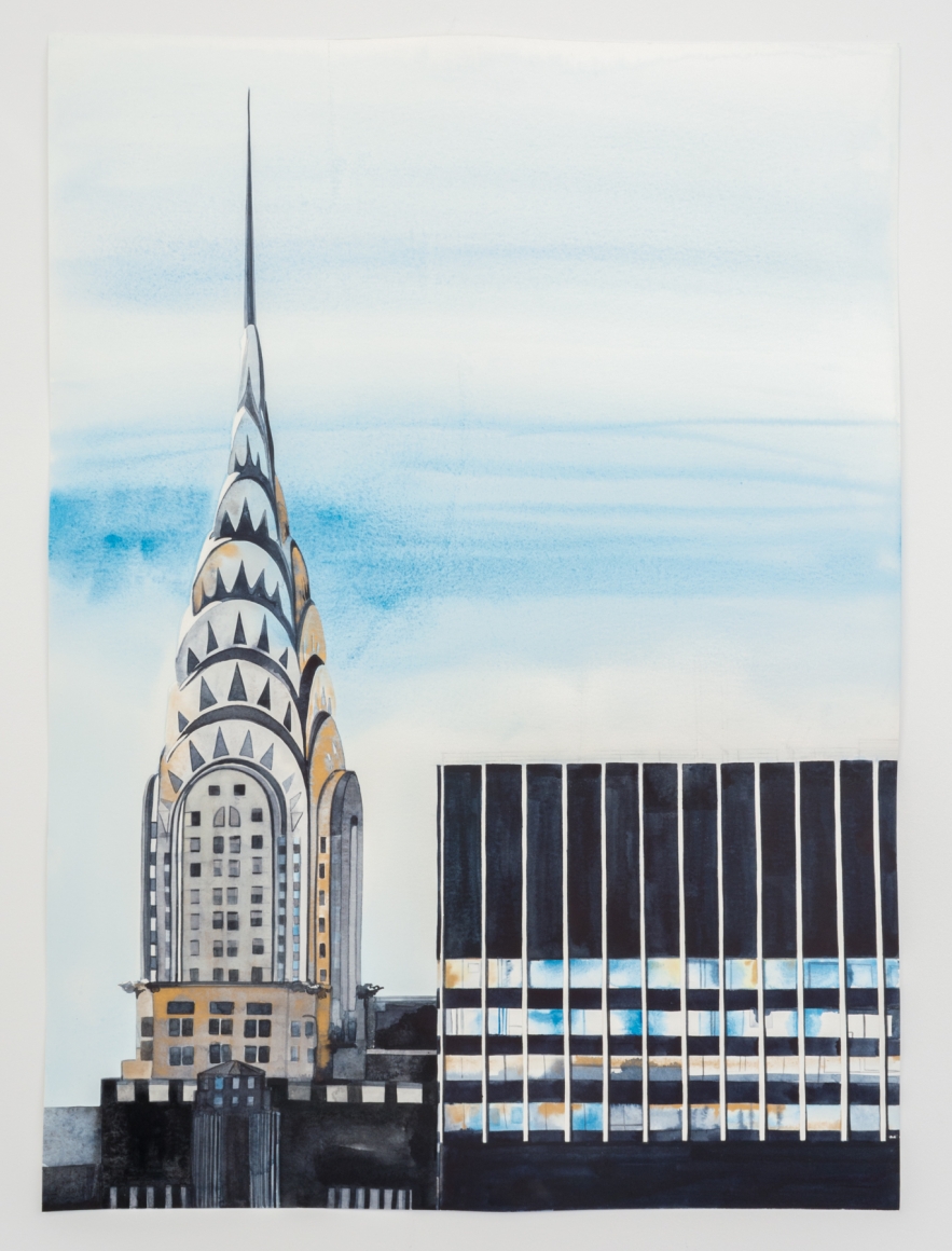 Amy Park, Winter Midtown View from 432 Park Ave. NYC #1 (Chrysler Building), 2021