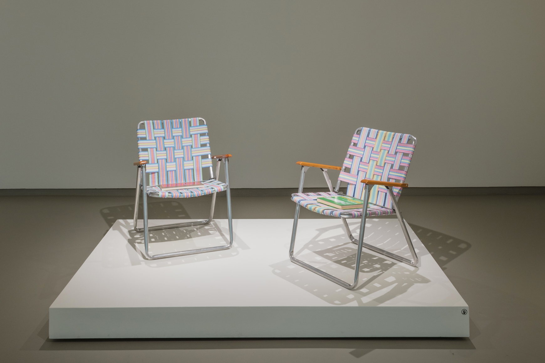 Carly Glovinski, The Power of Limits (left) and Recreational Crafts (right), 2018