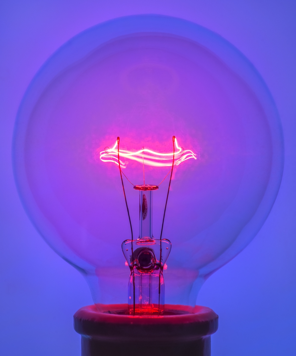 Light Bulb 1 Blue, 2018