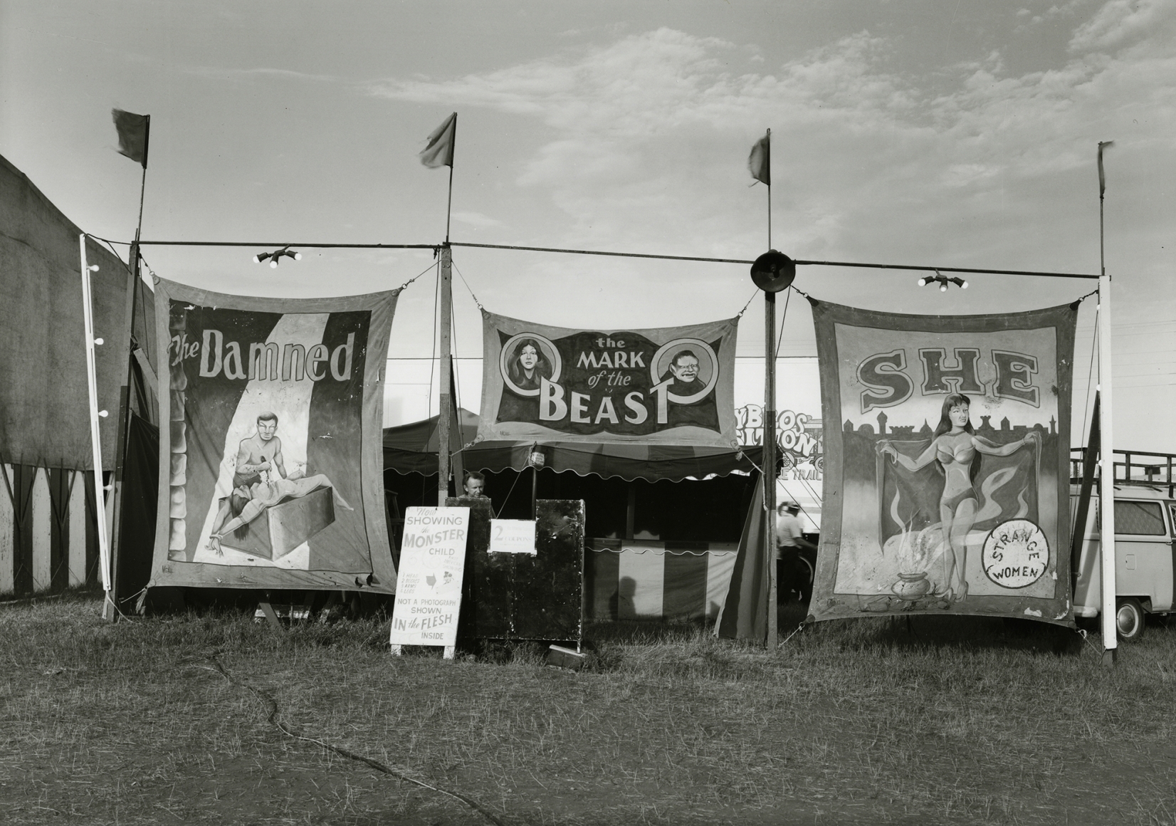 Mark of the Beast, c. 1970, vintage gelatin silver print