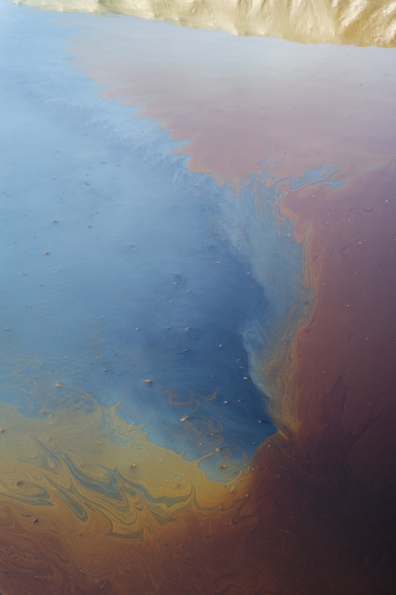 Fracking Pond: Pecos, Texas. , from the series, Beneath the Dirt of Great Men