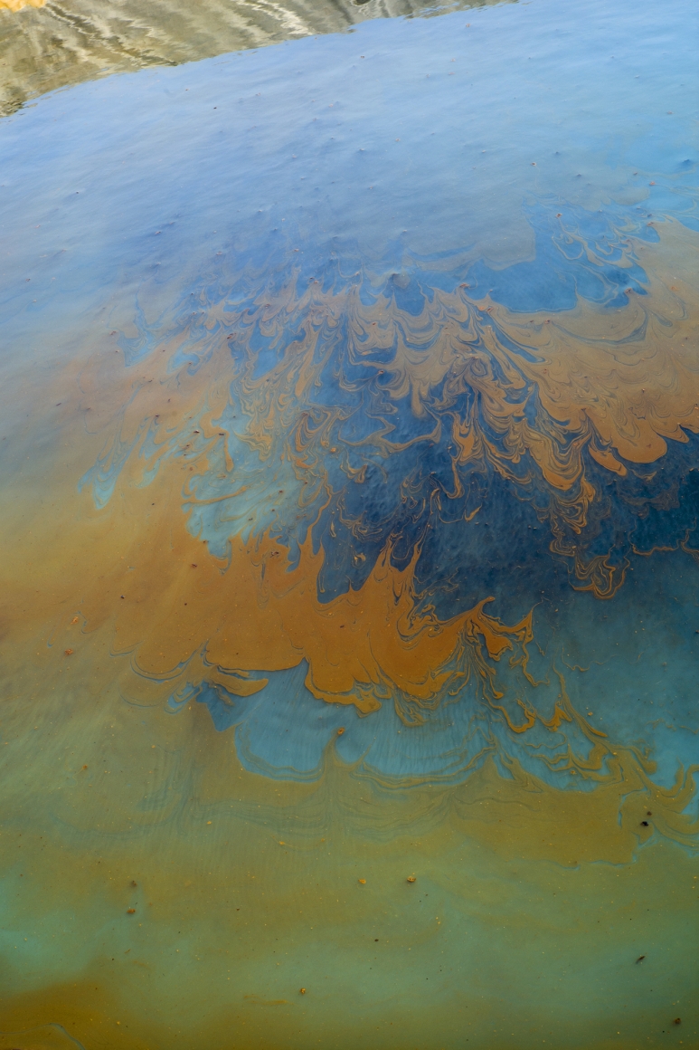 Fracking Pond: Pecos, Texas. , from the series, Beneath the Dirt of Great Men
