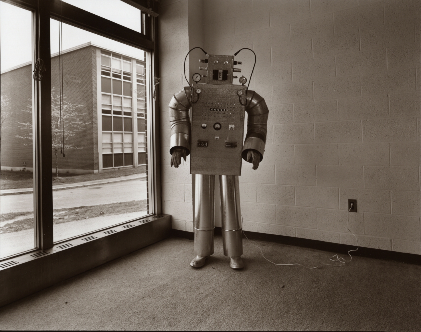 untitled (from the series, Uranium Robots), 1976, vintage gelatin silver print