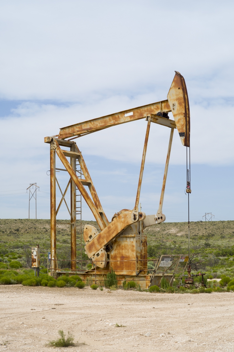 Oil Pump Jacks: Maljamar, New Mexico, from the series, Beneath the Dirt of Great Men