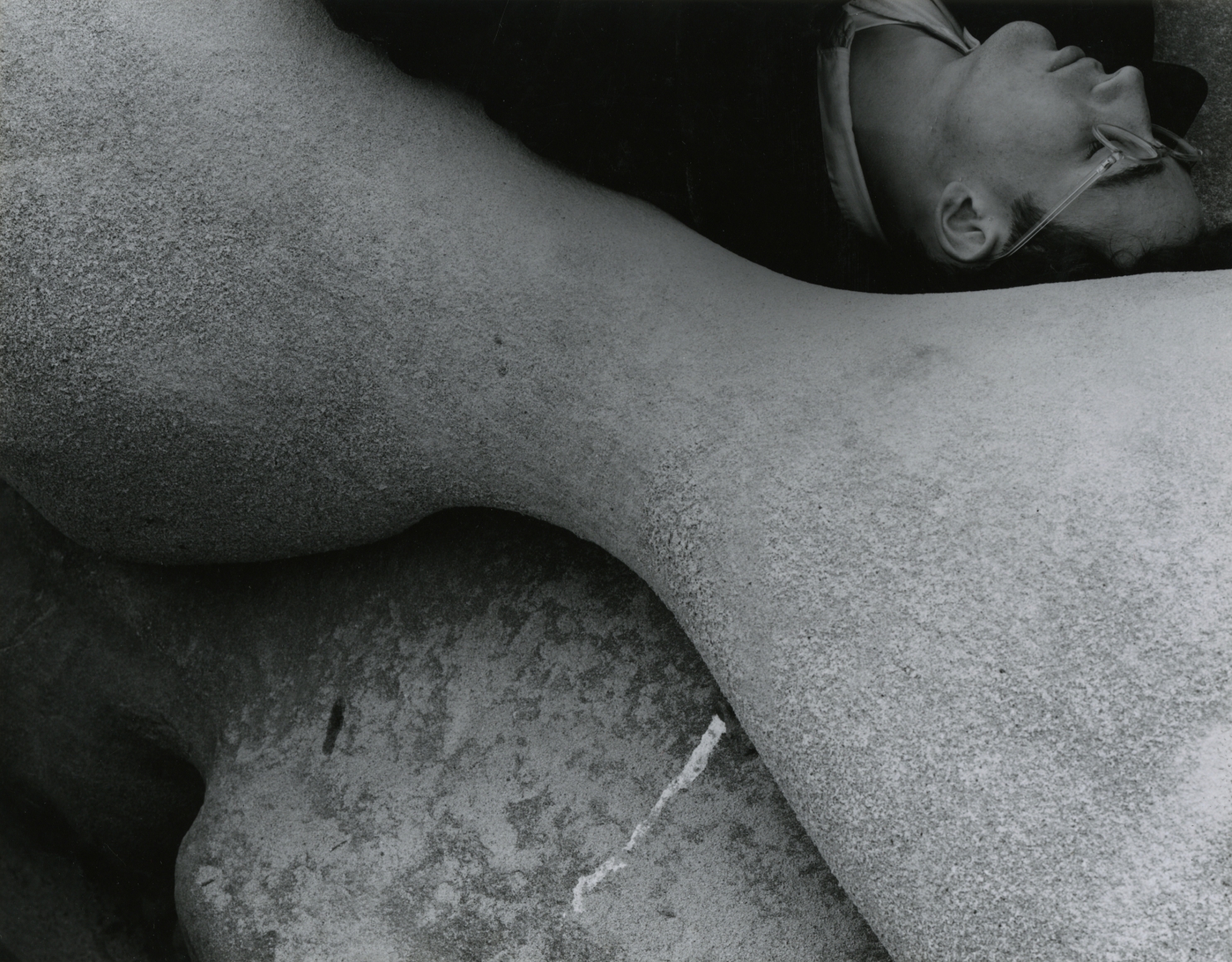 Timothy Asch and Sandstone Sculpture