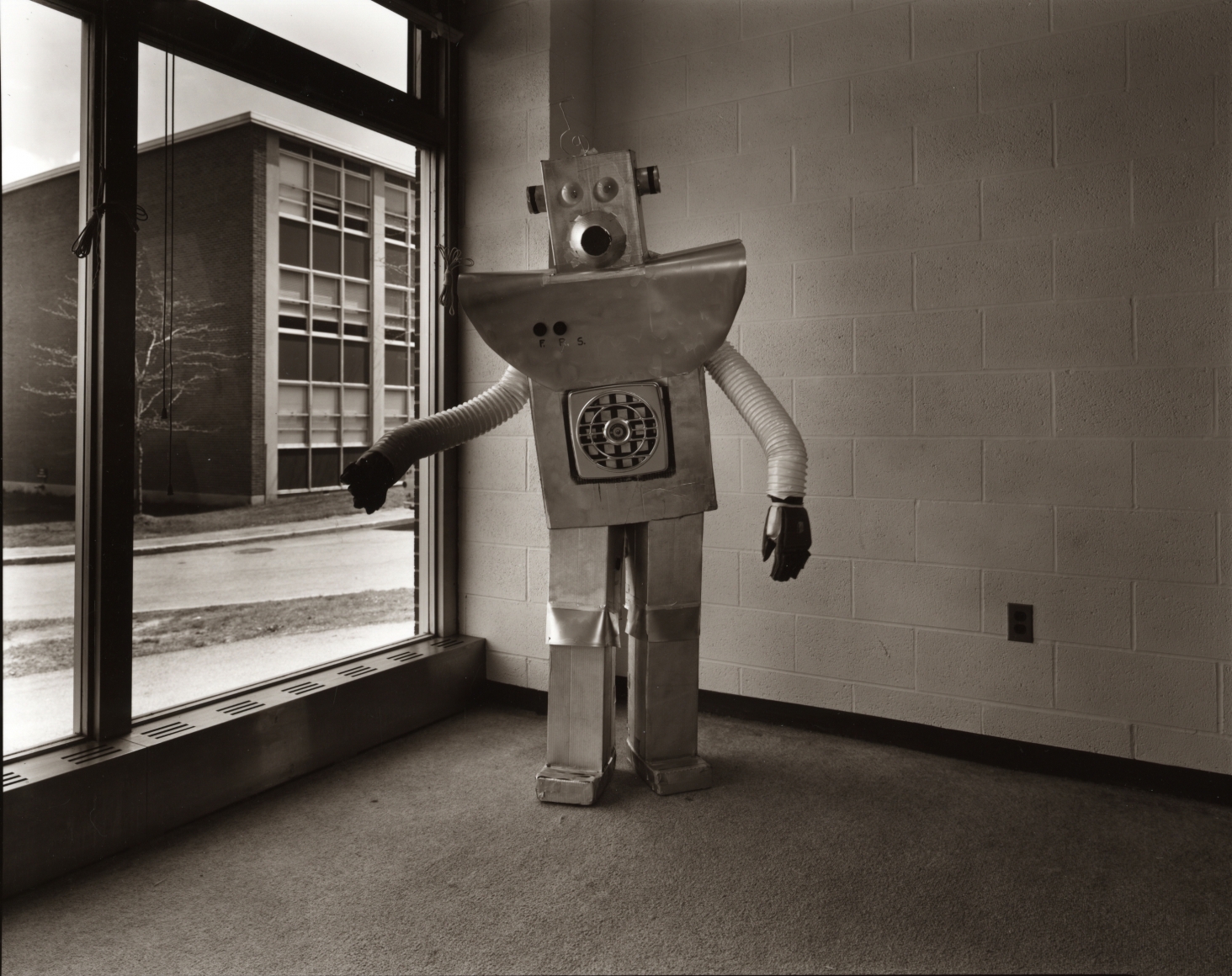 untitled (from the series, Uranium Robots), 1976, vintage gelatin silver print